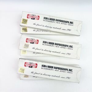 NEW Vintage KOH-I-NOOR Rapidograph Test Scoring No. 655 Pencils 6 Boxes 72 Total